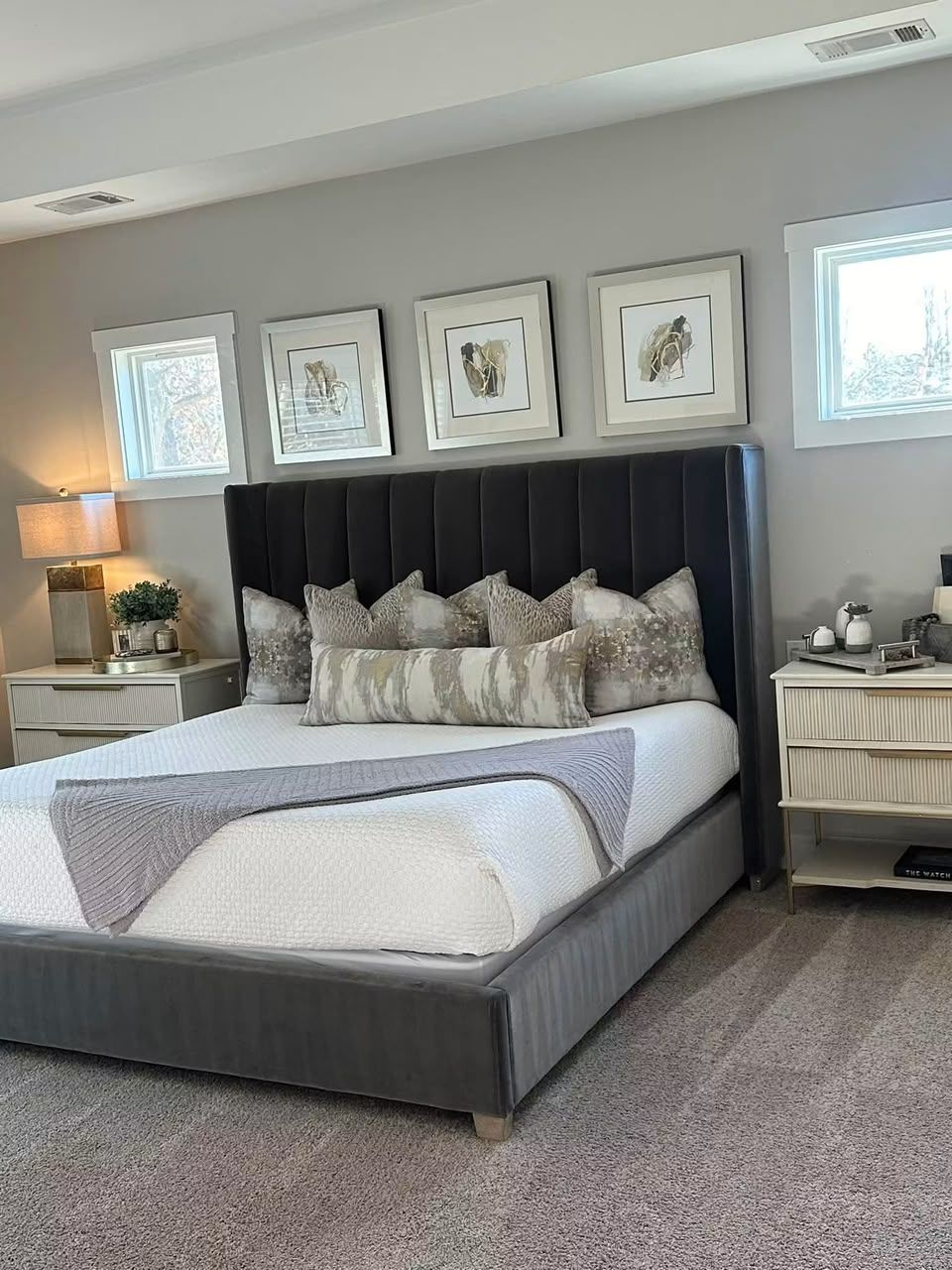 Freshly cleaned and staged bedroom